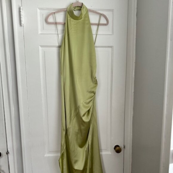 Helmut Lang Dresses & Skirts - Helmut Lang Silk Halter Midi Dress